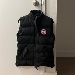 Black Canada Goose Vest